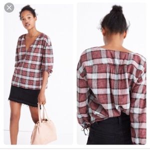 Madewell Tie Sleeve Top